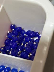 Coklat Beads 1.2cm (20 pieces)