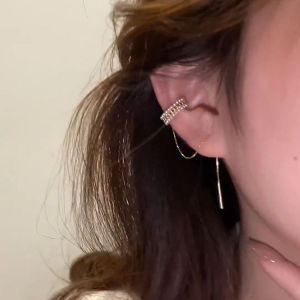 Elegant French Style Clip-On Earrings Womens Fashion Trend Design Sensation High-Quality Ear Jewelry Fresh out New Model