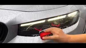 🔶【Rainproof/fogproof】Powerful Auto Interior Glass Cleaner/Car glass Stain watermark Cleaning brush/120ML Car Glass Oil Film Remover