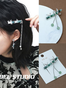 Discover the Charm of Chinese Style Tassel Edge Clips & Bamboo Node Alloy Hair Accessories