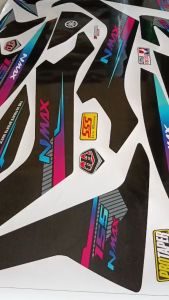 NMAX OLD (COD) STIKER STRIPING MOTOR YAMAHA NMAX OLD LIST STIKER MOTOR DESAIN RACING HOLOGRAM DAN TRANSPARAN BISA COD IP.KODE 60