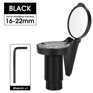 WEST BIKING 2PC Bicycle Rearview Mirror Adjustable Convex Mirrors Universal Rotate Handlebar End Mirror MTB Road Bike Accessorie