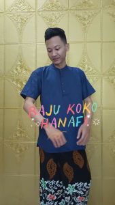LM 26432 26434 Baju Pria Muslim KOKO HANAFI Pakaian Atasan Pria Baju Koko TERLARIS TERMURAH TERBARU