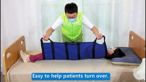 ผ้ายกตัวผู้ป่วย ผ้ายกตัวผู้ป่วยติดเตียง ผ้ายกตัว ผ้ายกตัวคนไข้เปลเคลื่อนย้ายผู้ป่วย ผ้าประคองผู้ป่วยแบบพับได้มีกระเป๋าผ้ายกผู้สูงอายุ เปลยกผู้ป่วย กันน้ำ + ยาว ผ้ายกตัว ผ้าประคองตัวผู้สูงอายุ ยกง่าย เนื้อผ้าหนา/ผ้ายกผู้สูงอายุ เปลยกผู้ป่ว