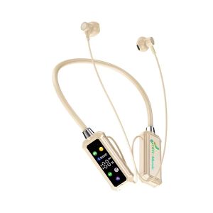 Portable Bluetooth 5.3 Neckband Wireless Headset with Built-In Color Display Screen Extended Battery Design Perfect for Sports