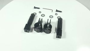Universal 30-35mm Clamp-on CNC Aluminum Footrests Motorcycle Bike Pedals For Aprilia BMW Yamaha Honda Kawasaki Harley Suzuki