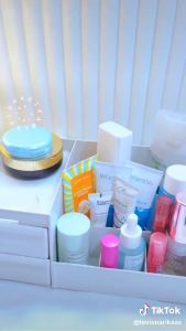 Rak Kosmetik 2 Laci Multifungsi & Rak Penyimpanan Make Up Serbaguna