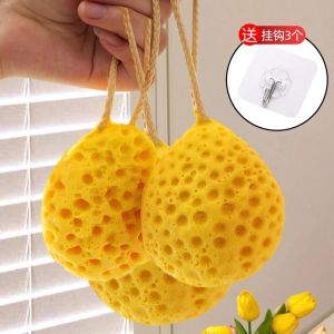 Ultra Soft Cheese Bath Ball Sponge for Baby And Children High End Bath Flower Ball Non Detergent Exfoliating Sponge