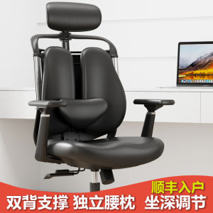 Ergonomic Gaming Chair Home Computer Desk Chair Double Back Support Comfortable Long Sitting Office Chair Lumbar Support Rotatable