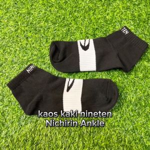 Kaos Kaki Nineten 910 Nichirin Ankle Quarter Kaoskaki Semata Kaki Pendek Olahraga Lari Running Socks Hitam