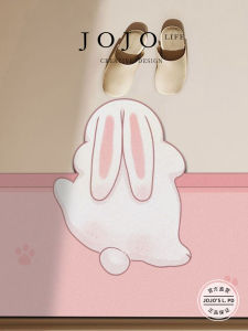 Bathroom Mat Cartoon Panda Anti-Slip Quick-Dry Floor Rug Modern Simple Style Home Entrance Door Mat Mr Grocery Brand