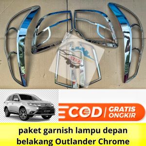 paket garnish depan belakang Outlander Chrome