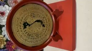 Đĩa trang trí bày bàn mặt trống đồng bản đồ VN