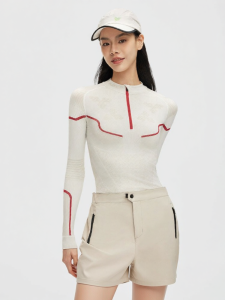 PLAY TOP | National Style Design Outdoor Quick-dry Clothes Warm Tight Fitting