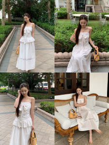 French Stripe Summer Maxi Dress