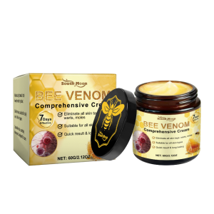 South Moon Bee Venom Skin Moisturizer Nourish Dryness Anti Cellulite Keep Brighten Improve Sagging Reduce Dull Body Care Creams Bee Venom Cream for Joint and Muscles Soothing Leg Skin Reduce Itchiness Strengthen Barrier Moisturizing Knee Body Massage