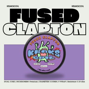 Kawat Kraks Fused clapton– Premium Handmad Nichrome80 Diameter 3.0mm