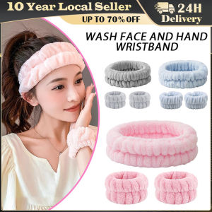 3pcs Set Face Wash Headband Velvet Set of Hair Bands Microfiber Headbands Make Up and Sports and Face Wash for Hair Accessories