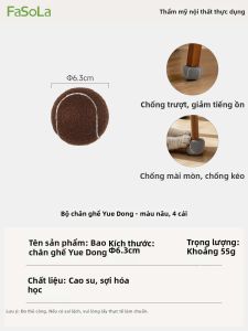 FaSoLa | Bảo Vệ Chân Ghế Chống Trượt & Bền Giảm rung & Ồn