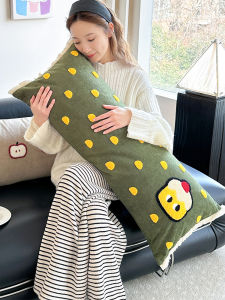 Cute Cartoon Long Pillow Sofa Bedroom Headboard Cushion Soft Plush Living Room Decor Removable Cover Home Decor Pillow