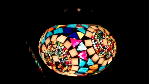 E14 Newest Mediterranean Deco Indoor Turkish Wall Lamp Handcrafted Mosaic Glass Wall Light