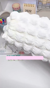 𐙚 Hộp bút vải mây popcorn xốp mềm nhăn màu pastel trơn túi đựng mỹ phẩm dung tích lớn quà tặng bạn nữ tối giản màu trắng be đen hồng tím vàng