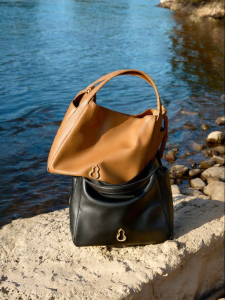bampo | Genuine Leather Commuter Handbag