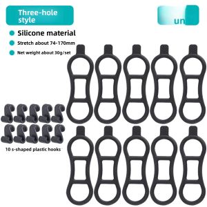 Bicycle Headlight Silicone Strap Taillight Fixed Rubber Band Multifunctional Rubber Ring Fixed Ring Strap