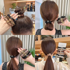 Dây Buộc Tóc Cao Su Đàn Hồi Cao Cho Phụ Nữ Dây Buộc Tóc Đuôi Ngựa Đơn Giản Thanh Lịch Dây Buộc Tóc Cao Su Mới 2022 Dây Buộc Tóc Phụ Kiện Tóc