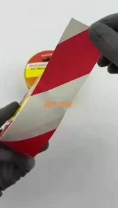 48MM x 25M Adhesive Floor Marking Warning Tape Yellow Black White Red Safety Tape Waterproof
