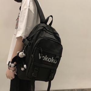 OUDENGPAI | Large Capacity Backpack For High School Girls 2024 New Style Double Shoulder Bag High Aesthetic Value Soft Material Commuter Style