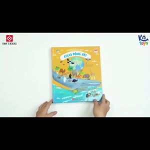 [NHẬP MÃ LAZSOCIAL50K]  Sách Atlas Động Vật – Khám Phá Thế Giới Động Vật (6 tuổi trở lên) – Đinh Tị