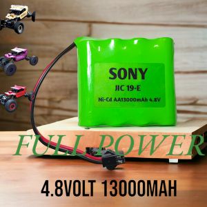 Baterai Sony RC 4.8V 13000 mAh soket hitam 2Pin