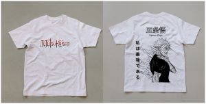 Gojo Satoru อะนิเมะ Jujutsu Kaisen ฤดูร้อนเสื้อยืด Harajuku ผู้ชายผู้หญิงขนาดใหญ่ Vintage Streetwear แขนสั้นสบายๆ Y2