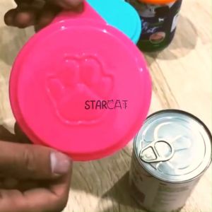 Penutup Kaleng Makanan Kucing Tutup Silikon Wet Food