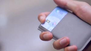 Mini Slim Portable Card Holders Pulled Design Men Wallet  Pull Out Slim Wallet Cascading Travel Case Wallet