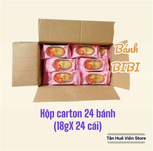 Bánh BiBi Tân Huê Viên (hộp carton 24 bánh) (432gam) (18g x24cái)
