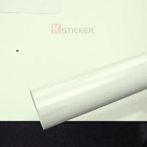 Car Adhesive Vinyl Wrap Car Sticker Metallic White Color Change Film Bubble Free Wrapping Car Accessories Interior Exterior