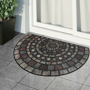 VIKAMA American Retro Carpet Home Decor Anti-slip and Dirt-resistant Suitable for Outdoor Entrance and Bathroom Floor Mat