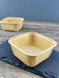 Beki Fresh Fruit And Vegetable Cake Baking Packaging High Temperature Resistant Oil Proof Paper Tray 100 Sets Kitchen Tools