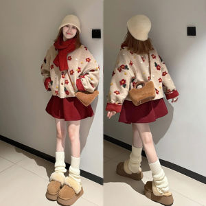 XUECAIQI | Pretty Winter Outfit 2 Pieces