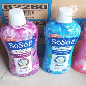 SOSOFT botol 700 ML Deterjen Cair Konsentrat
