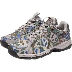 Genuine Goods New Camouflage Shoes Mens Outdoor Training Shoes Camouflage Training Shoes Summer Ultralight Abrasion Resistant Mesh Running Shoes Fleece-lined