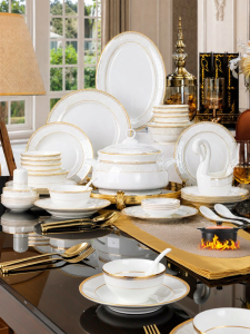 JINGDITAOCI | Luxury Attractive Ceramic Dinnerware Set