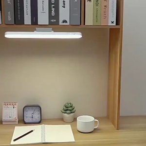 Shopimi Desk Lamp USB Rechargeable Touch Control 3-Color Temperature Adjustable Wall-Mounted