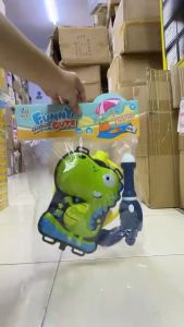 Mainan Anak Pistol Air Ransel Backpack Water Toy DINO / Giraffe Jerapah Mainan Pistol Air Tas/Songkran mainan