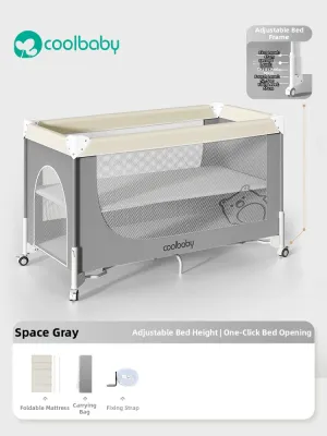 cool baby | Adjustable Easy-connect Portable Baby Bed