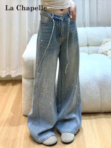 La Chapelle | Blue American Full Star Drill Denim Trousers