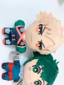 Bandai | My Hero Academia 10CM Cute Plush Anime Doll Small Pendant Backpack Decoration Japanese Style Soft Toy
