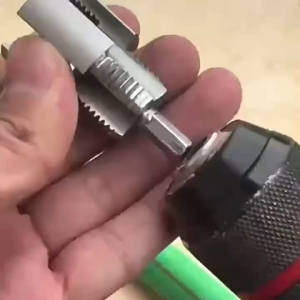 Dụng Cụ Taro Ren Ống Tích Hợp Bên Trong Và Bên Ngoài Cho Ống PPR 1/2 Inch - 3/4 Inch Có Trục Gắn Máy Khoan